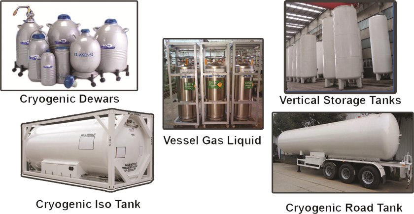 Cryonic Gas Container